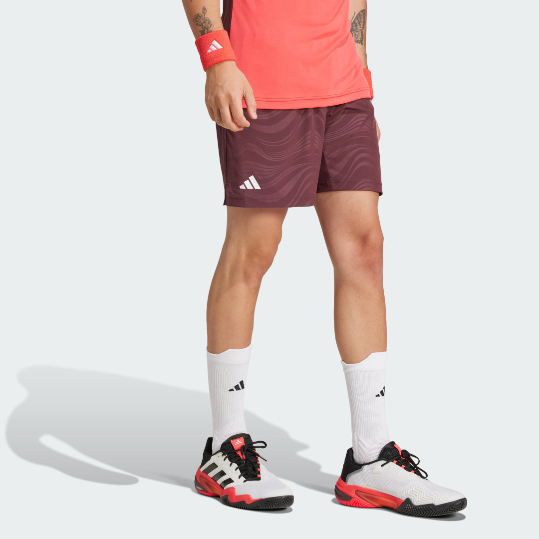 Šortky adidas Performance 7-Inch Ergo Climacool Tennis Shorts Fialová | JL8667, 1