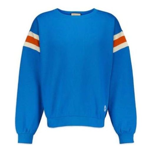 Sveter Gucci Striped Sweatshirt Modrá | 756653-XJFWE-4371, 0