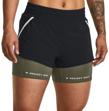 Šortky Under Armour Project Rock Flex 2-in-1 Athletic Shorts Zelené | 1380188-001, 0