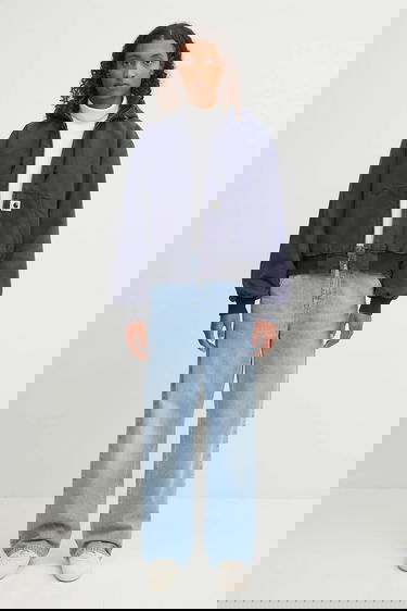 Tričko Carhartt WIP Philipa Long Sleeve Ribbed Mockneck T-Shirt Biela | I035470.02XX, 4