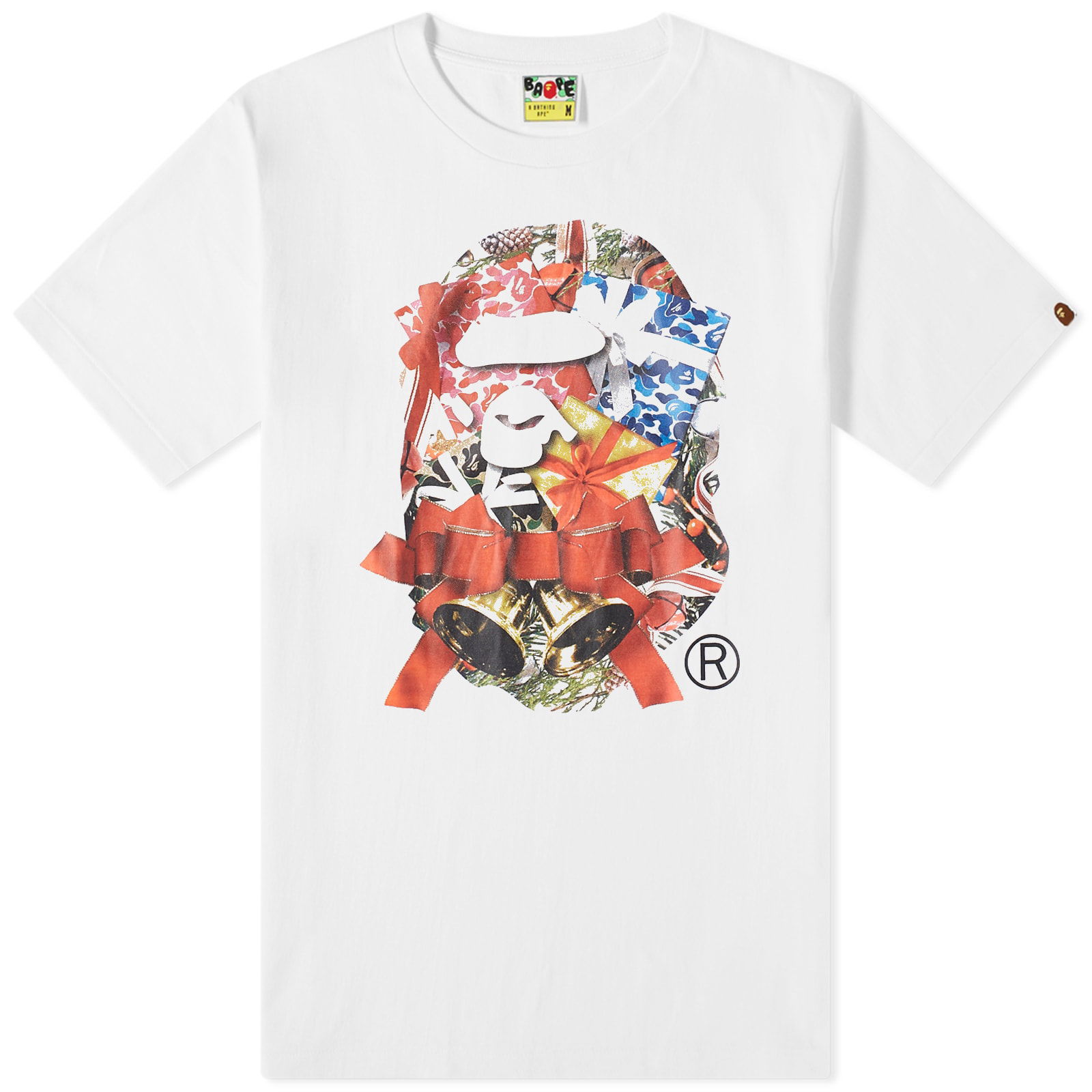 A Bathing Ape Christmas Ape Head Tee