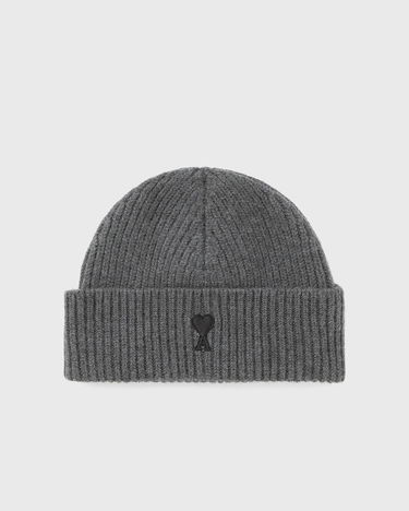 Kulicha AMI AMI De Coeur Ribbed Knit Beanie Šedá | UBO006.018-0504, 2