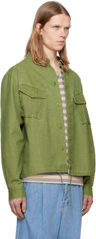 Košeľa KENZO Kenzo Paris Pocket Overshirt Zelené | FF55CH5339GD, 1
