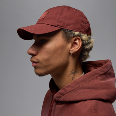 Mikina Jordan Jordan Club Adjustable Hat Vínová | FD5181-232, 2