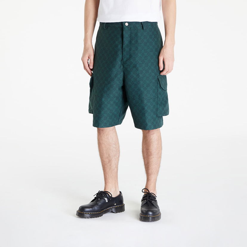 Šortky DAILY PAPER Benji Monogram Cargo Shorts Zelené | 2411050