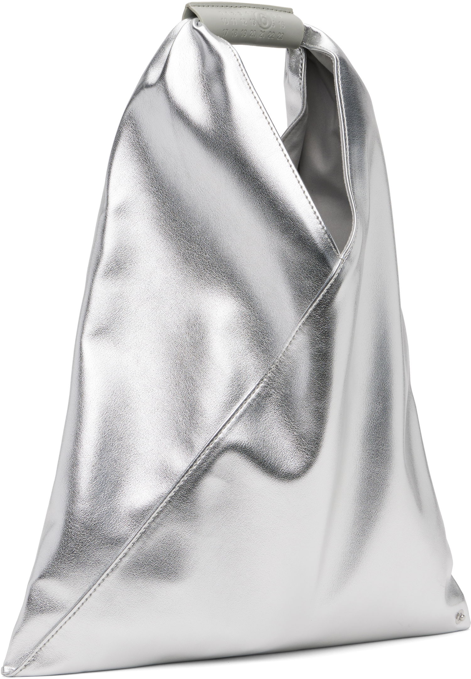 Tote bag Maison Margiela MM6 Maison Margiela Small Triangle Tote Metalická | S54WD0043 P8496, 1