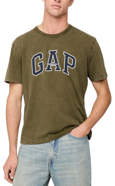 Tričko GAP T-Shirt Archive Logo Zelené | 797924-12, 0