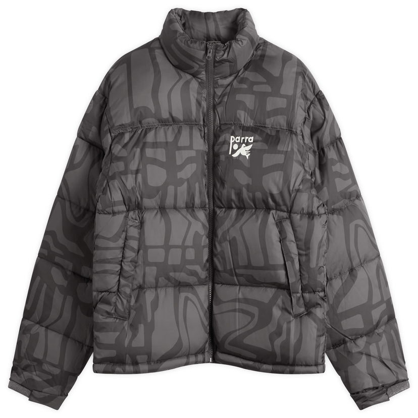 Prešívaná bunda By Parra Broken FTP Puffer Jacket Čierna | 54350-BLK
