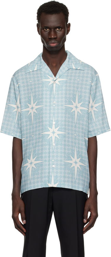 Košeľa AMIRI AMIRI Starburst Camp Shirt Modrá | AMSTCA1101, 0