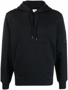 Diagonal Raised Fleece Pullover Hoodie