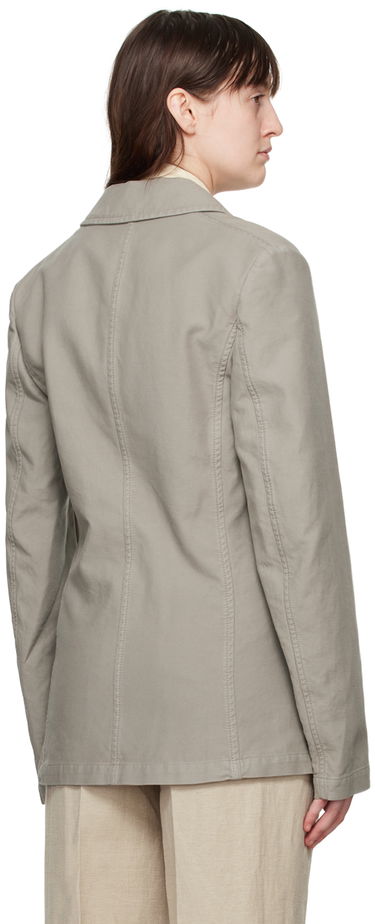 Bunda TOTEME Tie-Front Blazer Zelené | 243-WRZ0042-FB0189, 2
