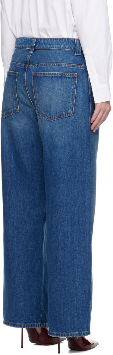 Džínsy Khaite KHAITE Winslow Wide-Leg Jeans Modrá | 1164917021, 2