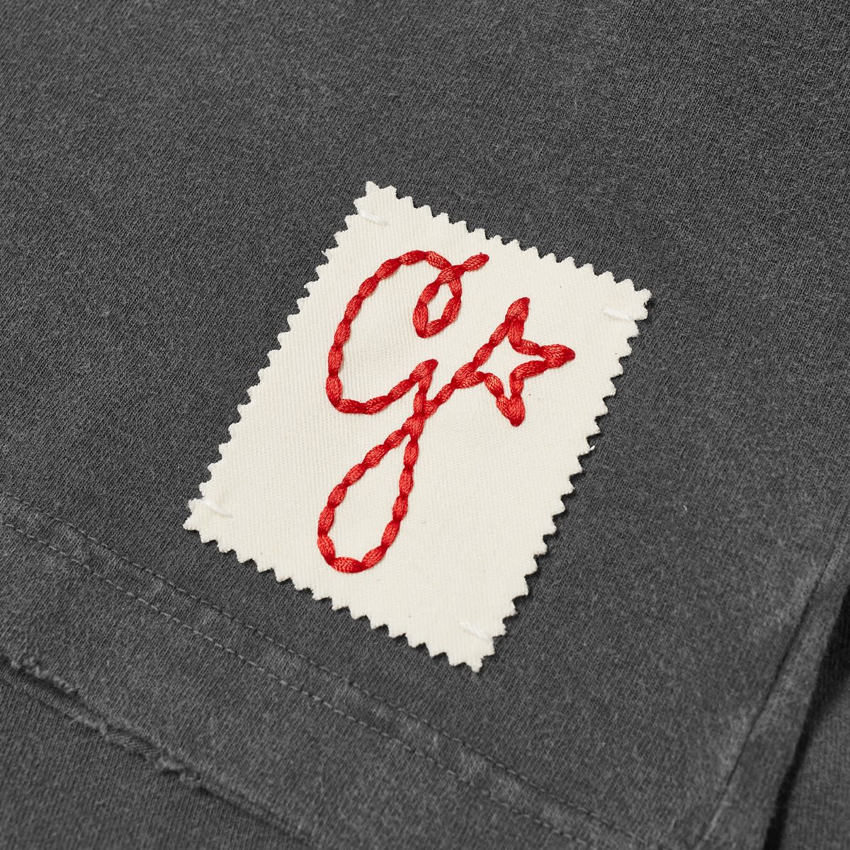 Tričko Golden Goose Golden Distressed Logo T-Shirt Šedá | GMP01220-P000671-60318, 1