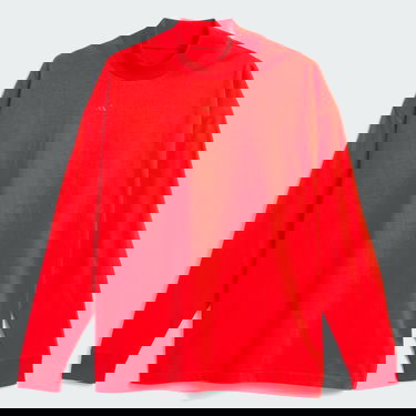 Tričko adidas Performance Long Sleeve Basketball T-Shirt Červená | JE3767, 4