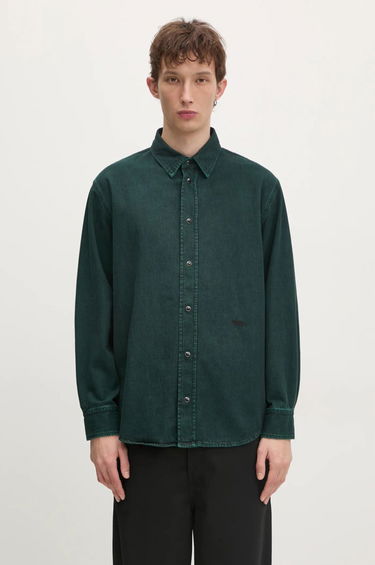 Košeľa 032C 032c Goya Denim Shirt Regular Fit Zelené | F24.URD.1341.450, 0