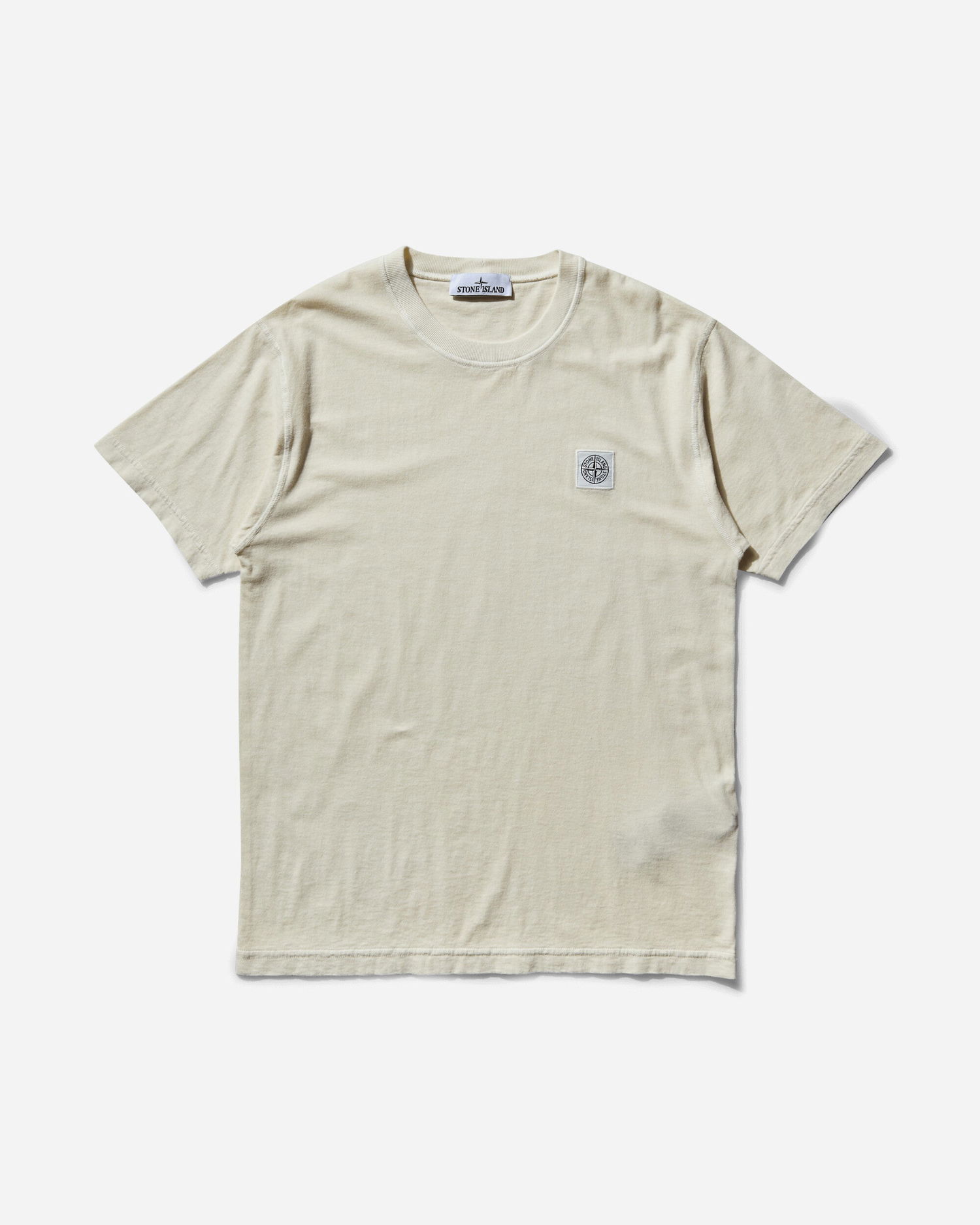 Tričko Stone Island Garment Dyed Logo T-Shirt Béžová | K1S15-2100237-S0057 V0193, 1