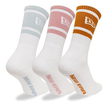Ponožky New Era New Era Stripe Crew 3-Pack Socks Rôznofarebný | 60595132, 2