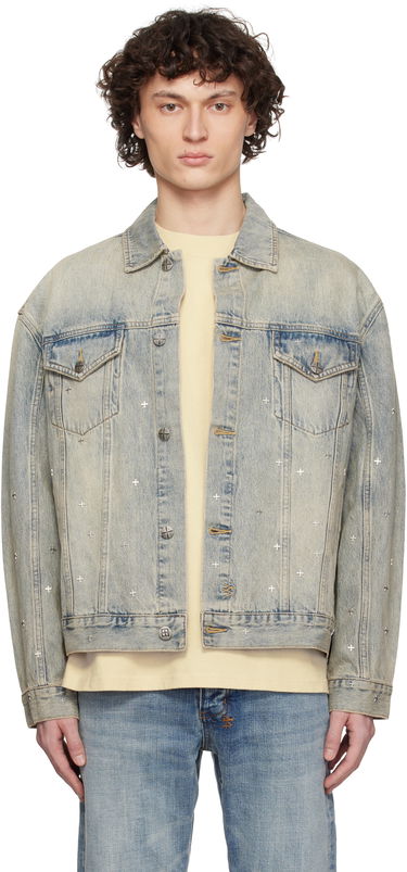 Bunda Ksubi Ksubi Oh G Stagelight Metalik Denim Jacket Modrá | MSP25JK010, 0