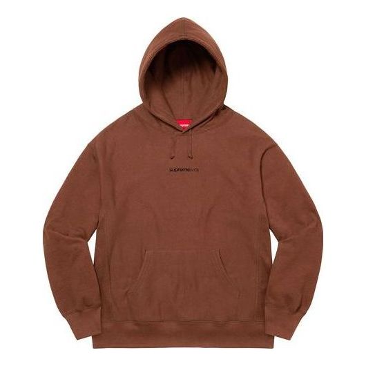 Mikina Supreme Number One Hoodie Hnedá | SUP-FW21-121