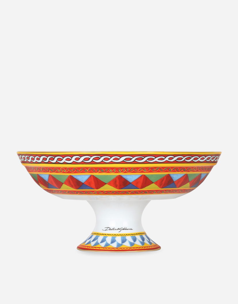 Home decor Dolce & Gabbana Dolce & Gabbana Porcelain Fruit Bowl Rôznofarebný | TCC193TCAMSUC032
