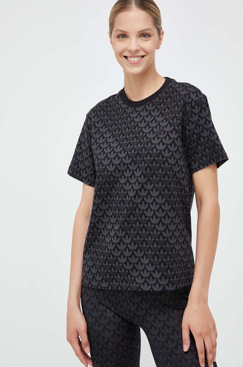 Tričko adidas Originals Trefoil Monogram Tee Čierna | II3180, 0