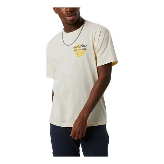 Tričko New Balance Rich Paul Crossover Logo Graphic T-Shirt Biela | MT13923-MCU