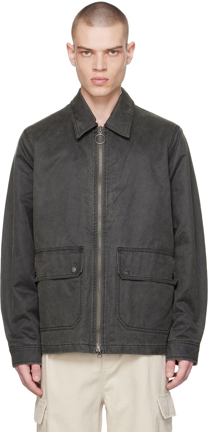 Bunda Samsoe Samsoe Samsøe Samsøe Saluke Zip-Up Jacket Šedá | M24100024, 0