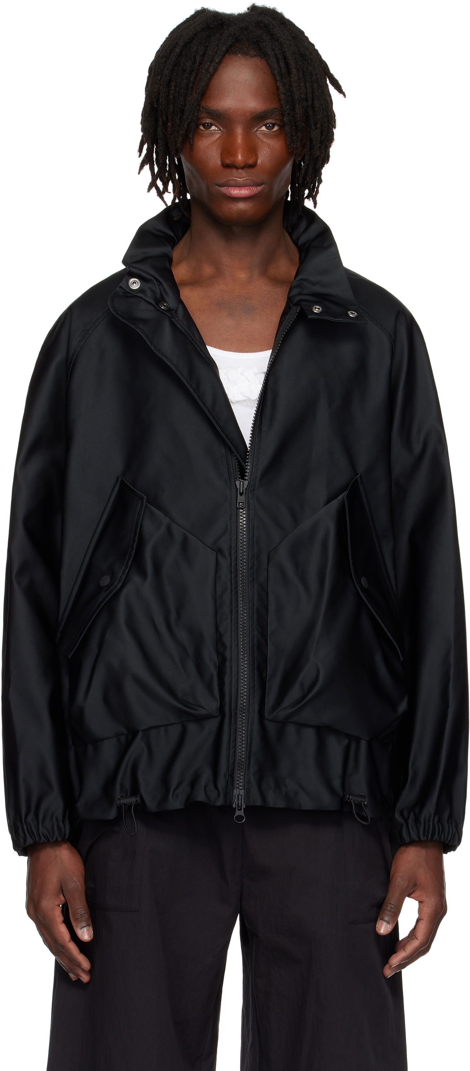Bunda Simone Rocha Simone Rocha Harrington Jacket Čierna | 6121 1221, 0