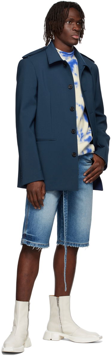 Bunda We11done We11done Regular Collar Jacket Navy | WD-JK1-22-084-M-NV, 3