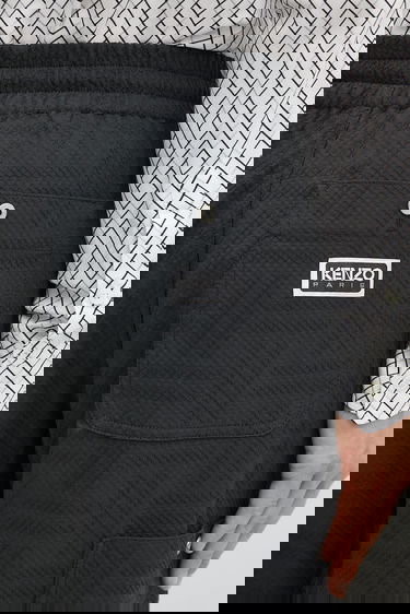 Cargo nohavice KENZO Weave Cargo Jogpant Čierna | FF65PA5019JF, 3