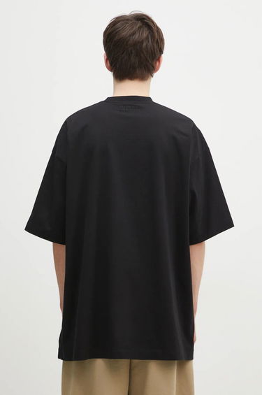 Tričko VETEMENTS Oval Logo Oversized T-Shirt Čierna | UA66TR605BW, 2