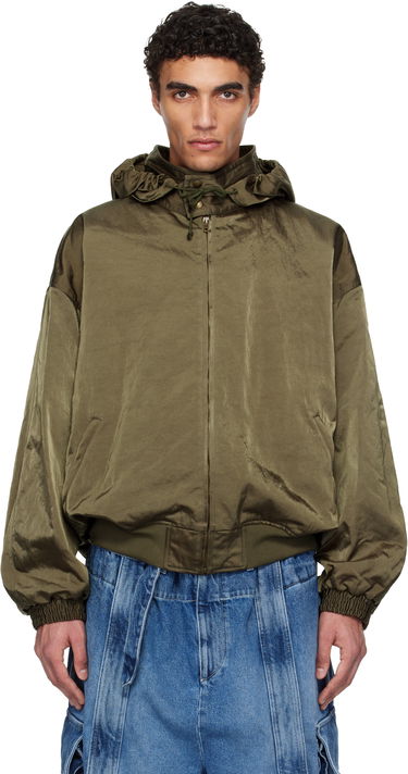 Bomber bunda HED MAYNER Hed Mayner Stowaway Hood Bomber Jacket Zelené | HMMA10032A-HA157, 0