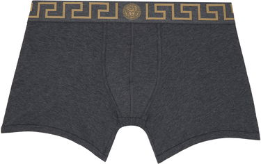 Boxerky Versace Border Boxer Briefs Šedá | AU10192_1A10011, 0