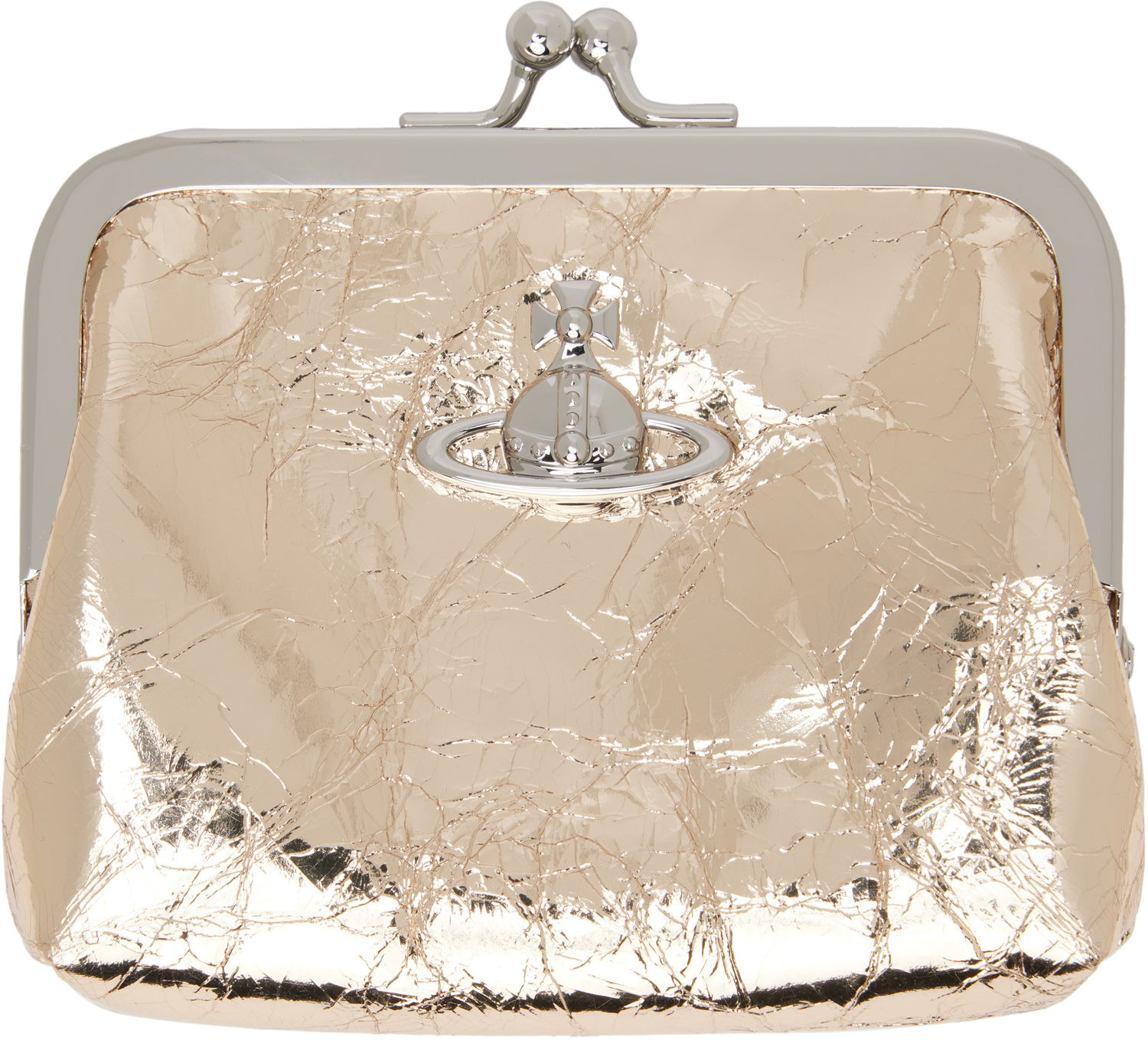 Peňaženka Vivienne Westwood Vivienne Westwood Frame Coin Purse Metalická | 56010005W-L00A7-, 0