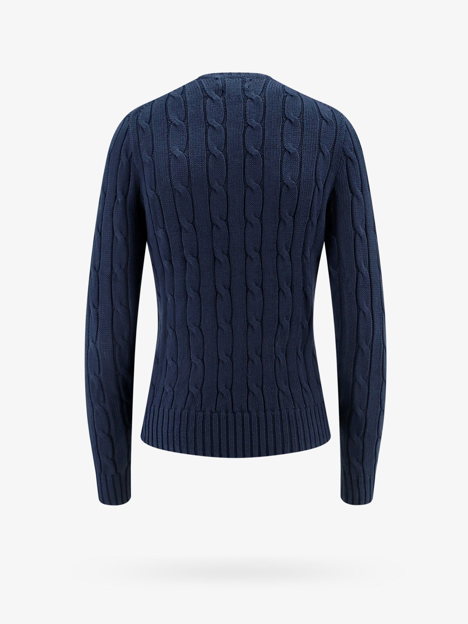 Sveter Polo by Ralph Lauren Cable Knit V-Neck Sweater Modrá | 211891641002, 1