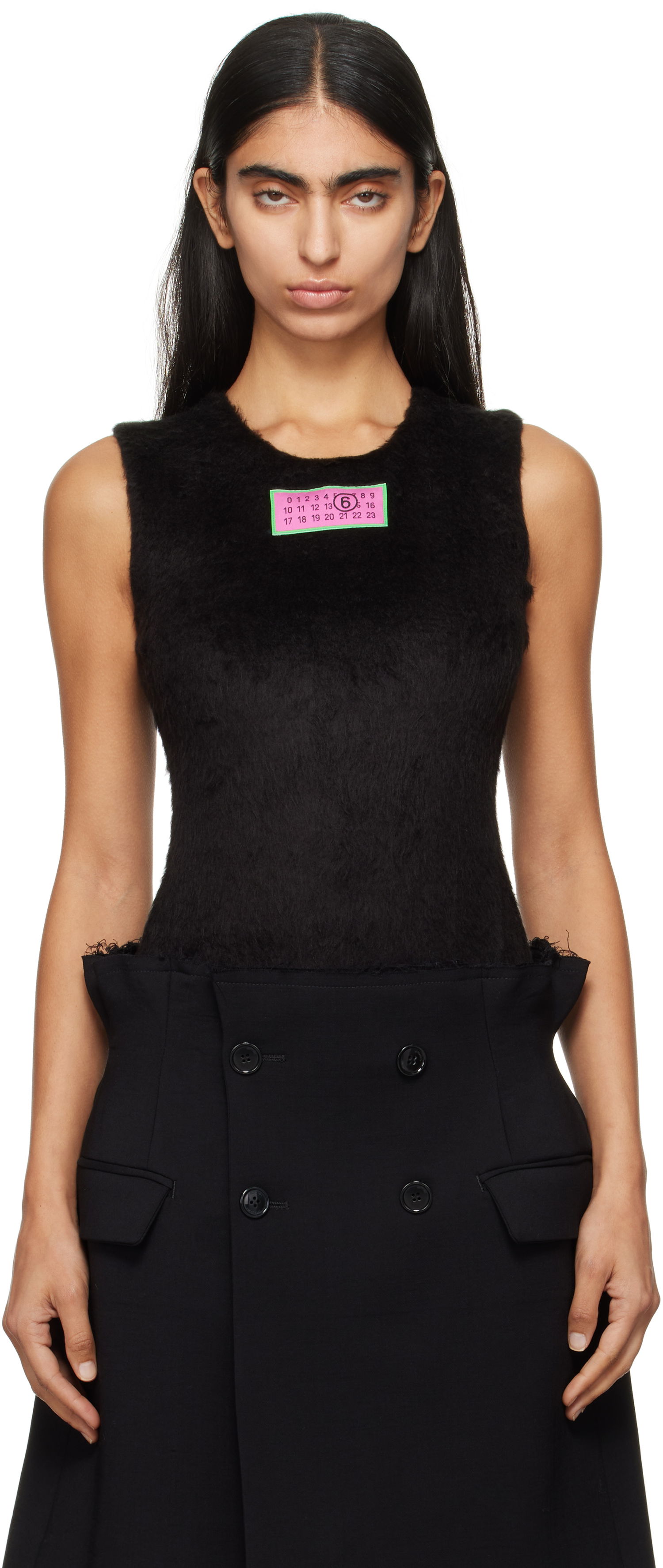 Body Maison Margiela Lycra Jersey Bodysuit Čierna | S62NA0073 MTJ012, 0