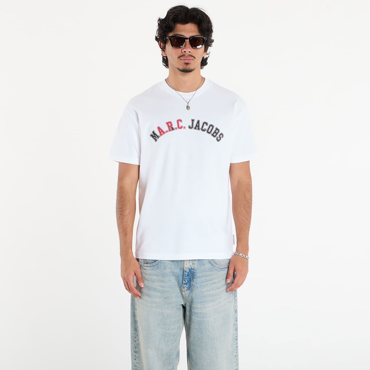 Tričko A.P.C. A.P.C. x Marc Jacobs Boxy Fit T-Shirt XXL Biela | COHKS-H26554 AAB, 0