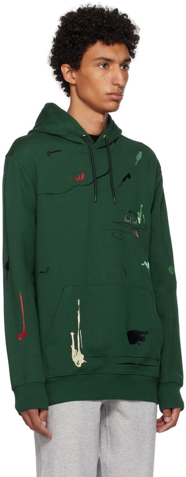 Mikina Paul Smith Paul Smith Ink Marks Hoodie Zelené | M1R-071Y-LP4001, 1