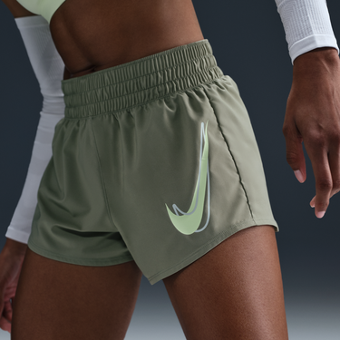 Šortky Nike One Dri-FIT Mid-Rise Running Shorts with Liner Zelené | HJ2195-386, 1