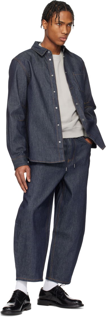 Košeľa Helmut Lang Helmut Lang Curved Classic Denim Shirt Modrá | O09DM501, 3