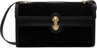 Savette Symmetry 26 Suede and Leather Shoulder Bag