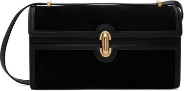 Kabelka Savette Savette Symmetry 26 Suede and Leather Shoulder Bag Čierna | H-010-14-14, 0