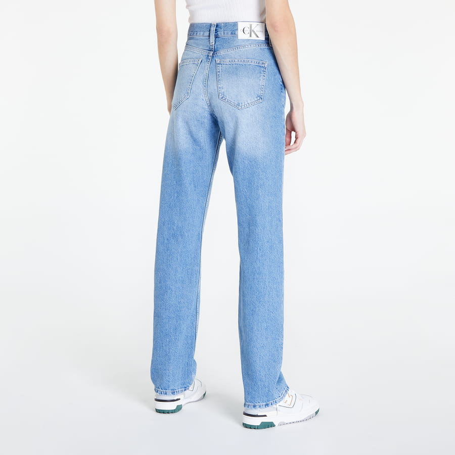 Džínsy CALVIN KLEIN High Rise Straight Jeans Modrá | J20J219518 1AA, 1
