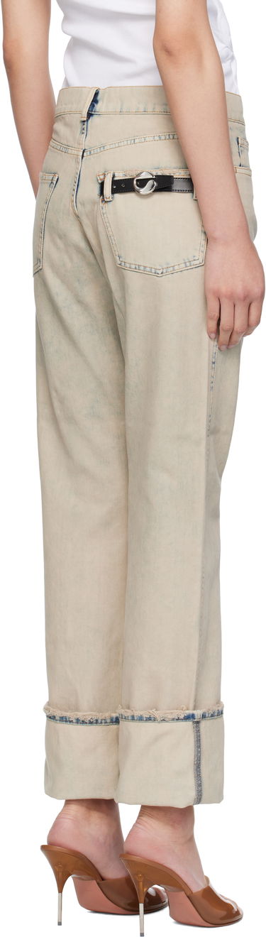 Džínsy Coperni Coperni Boyfriend Jeans Béžová | COPP122F2035, 2