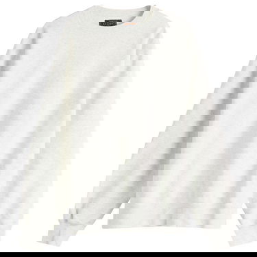 Mikina BEAMS Beams Plus Crew Sweatshirt, Size Large Biela | 3813-0191-103-12, 1