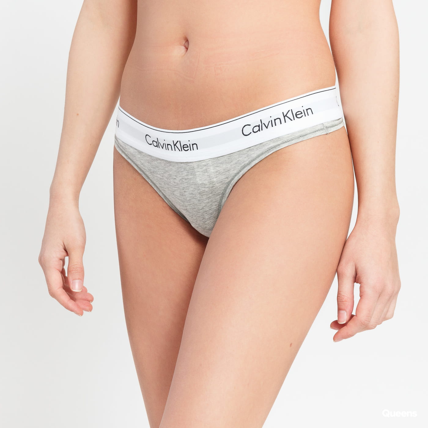 Nohavičky CALVIN KLEIN Thong Šedá | F3786E-020, 0