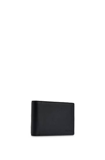 Peňaženka BOSS BOSS Leather Trifold Wallet with Coin Pocket Čierna | 50470436, 1