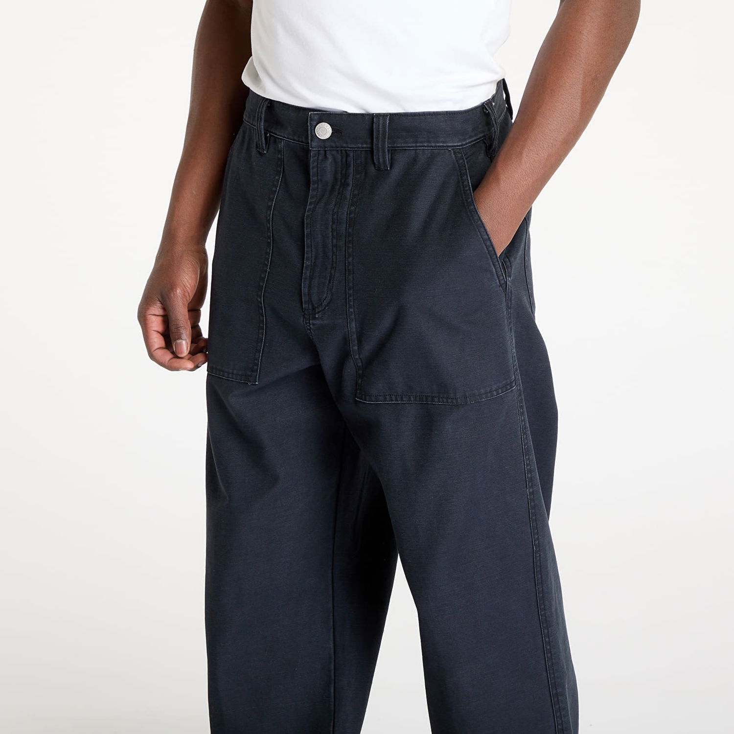 Cargo nohavice OBEY OBEY Bigwig Baggy Utility Pants Čierna | 142020254-AHR, 1