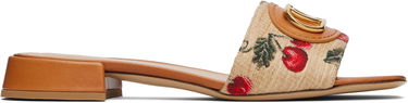 Starostlivosť o obuv Valentino Valentino Garavani VLogo Signature Cherryfic Slide Sandals Béžová | 6W0S0LT0NNX, 0