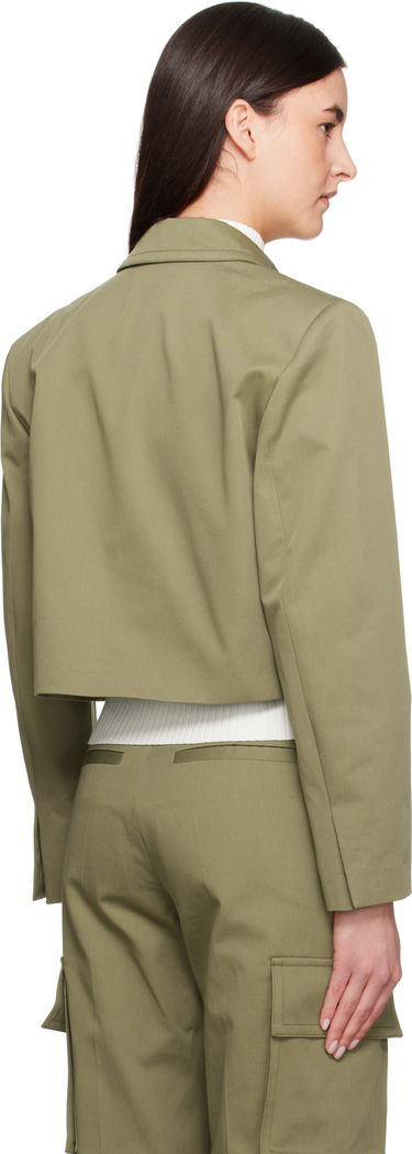 Bunda Anine Bing Anine Bing Dayton Cropped Military Jacket Zelené | A-01-11150-AYG3, 2